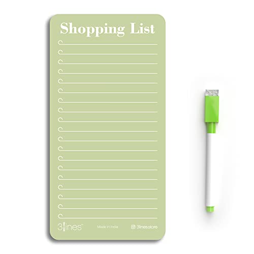 3 Lines Acrylic Magnetic Shopping