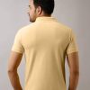INKKR Men's Polo Neck Half Sleeve Solid T-Shirts - Image 3