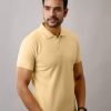 INKKR Men's Polo Neck Half Sleeve Solid T-Shirts - Image 5