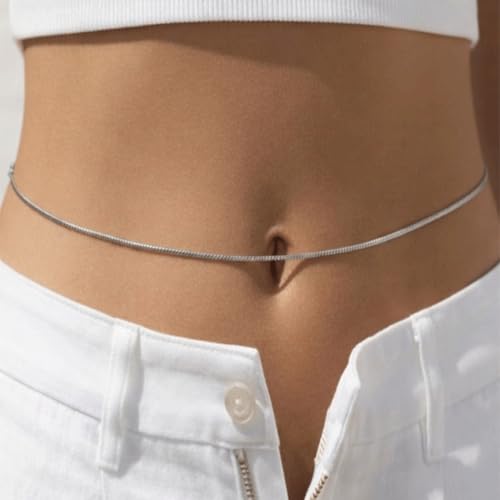 VAMA FASHIONS Silver Waist Belt