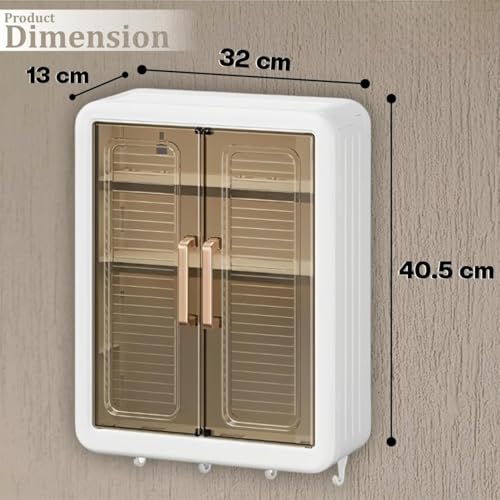 𝟑 𝐒𝐡𝐞𝐥𝐯𝐞𝐬 Multipurpose Bathroom Organiser