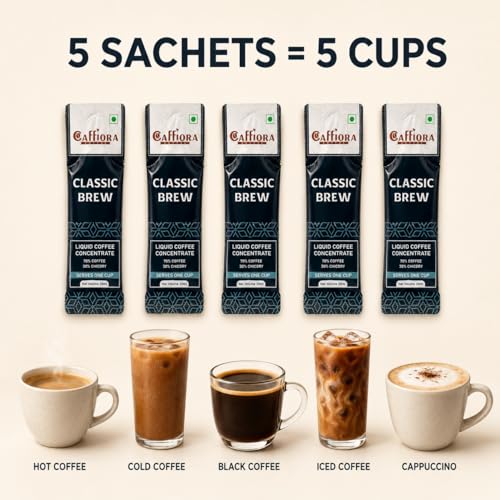 Caffiora Instant Black Coffee Sachets