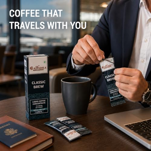 Caffiora Instant Black Coffee Sachets