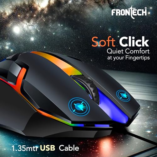 FRONTECH Wired USB Gaming Mouse