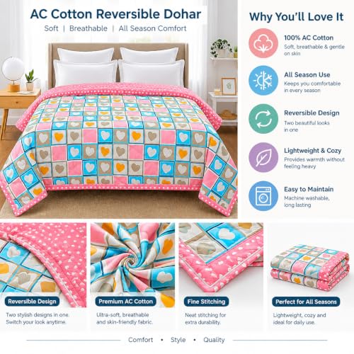 Reversible Summer Blanket, AC Comforter