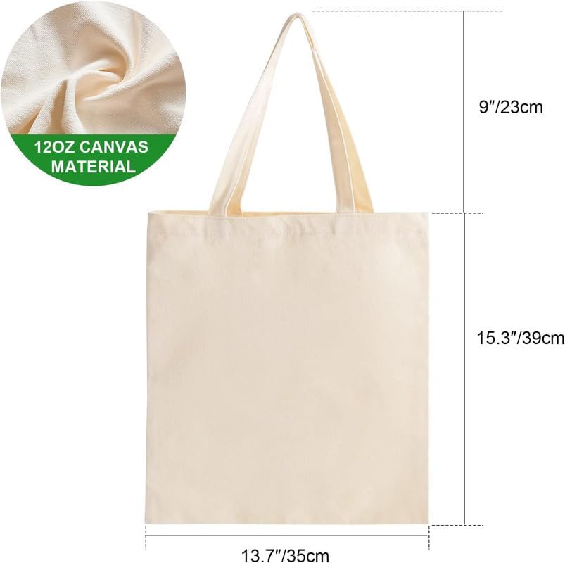 Metsi Plain Canvas Tote Bag