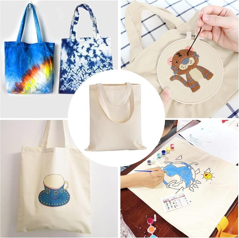 Metsi Plain Canvas Tote Bag