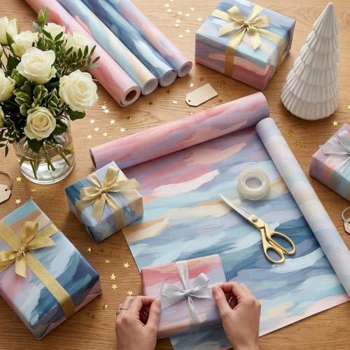 Prettykrafts Handpaint Scenic Gift Wrapping