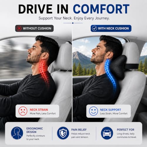 Adroitz Car Neck Rest Pillow