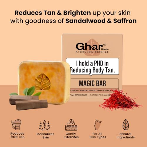 Ghar Soaps Sandalwood & Saffron
