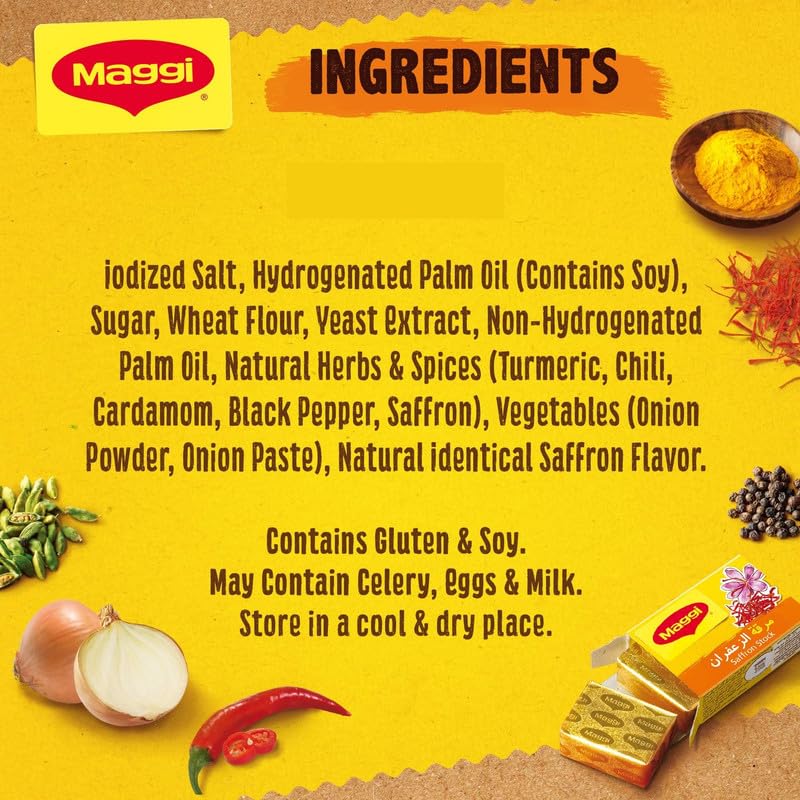 Maggii Vegetable Stock Cubes, Pack