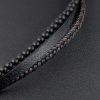 MEENAZ Bracelet for Men Black
