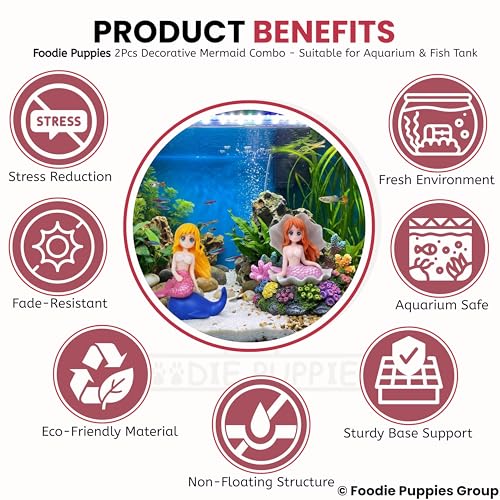 Foodie Puppies Aquarium Decorative Ornament