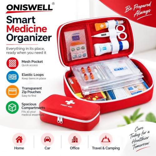 First Aid Bag Empty Medicine