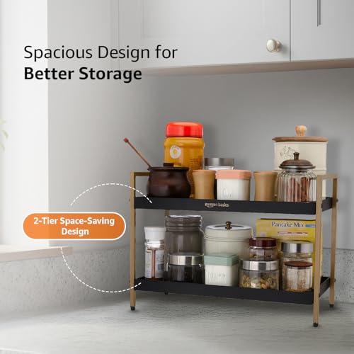 Amazon Basics 2-Tier Multipurpose Metal