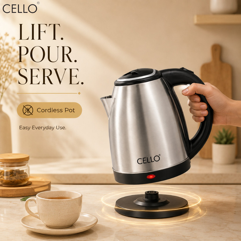 cello HeatPro Portable Kettle for Home, Office | Auto Shut-Off wi - Image 4