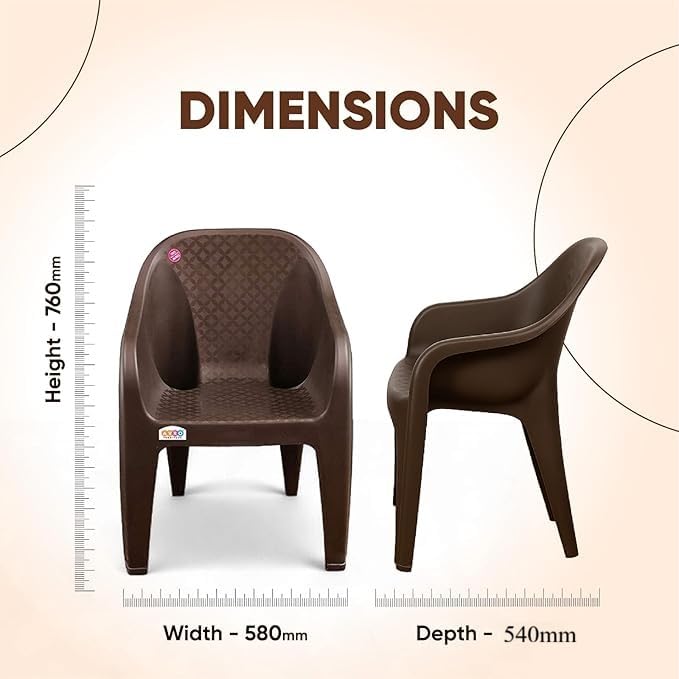 Homiboss Plastic Chair | Chairs