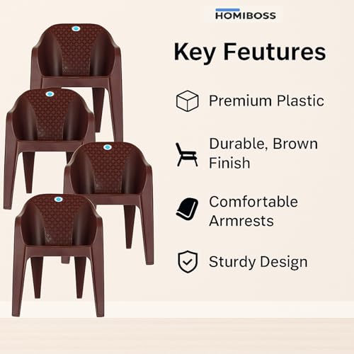 Homiboss Plastic Chair | Chairs