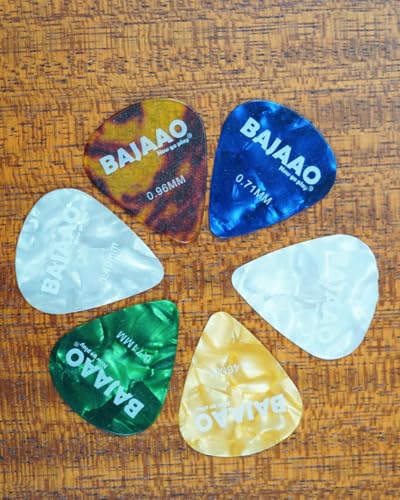Bajaao Celluloid Guitar Pick Set