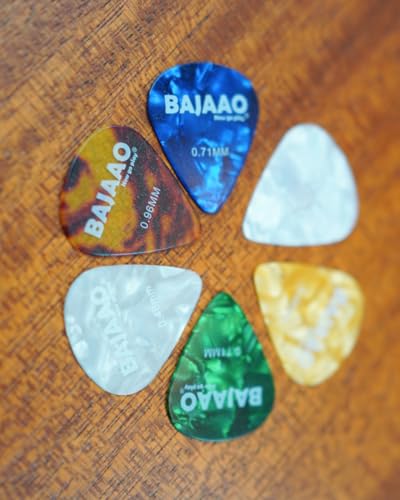 Bajaao Celluloid Guitar Pick Set