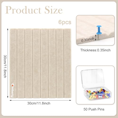 Climberty® 6Pcs Felt Board Bulletin