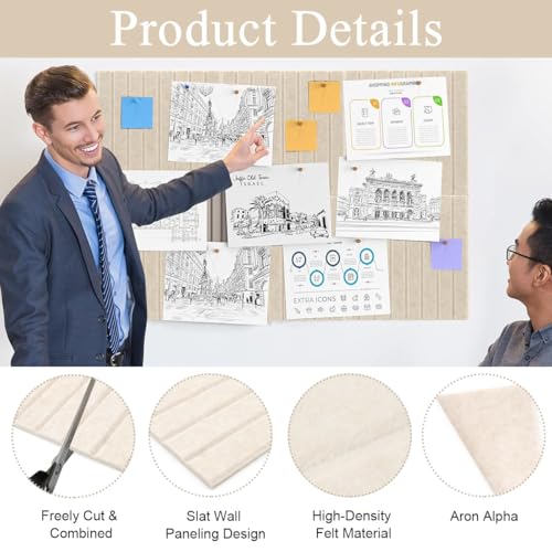 Climberty® 6Pcs Felt Board Bulletin