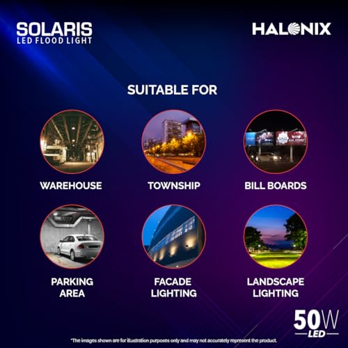 Halonix Aluminium 50W Waterproof Outdoor