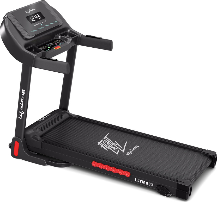 Lifelong FitPro Treadmill for Home | 4 HP Peak Motor | Foldable & - Image 4
