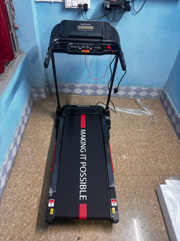 Lifelong FitPro Treadmill for Home | 4 HP Peak Motor | Foldable & - Image 10