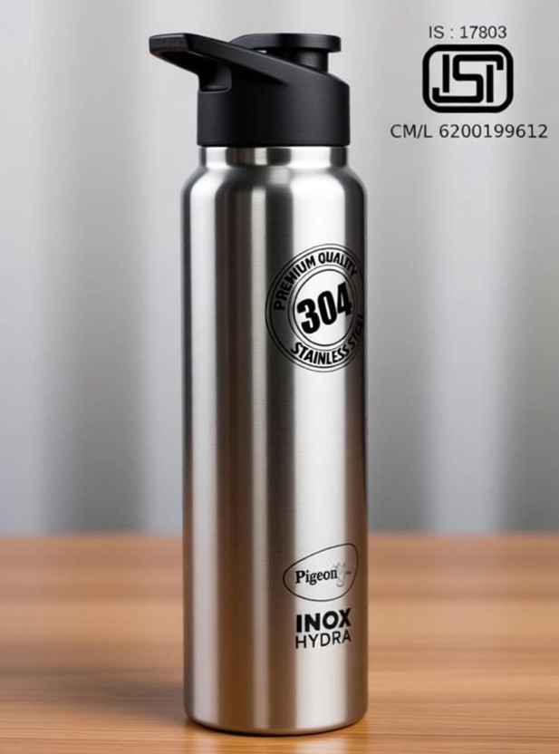 Pigeon Inox 900 ml Stainless Steel Bottle (Pack of 1, Silver) - Image 5
