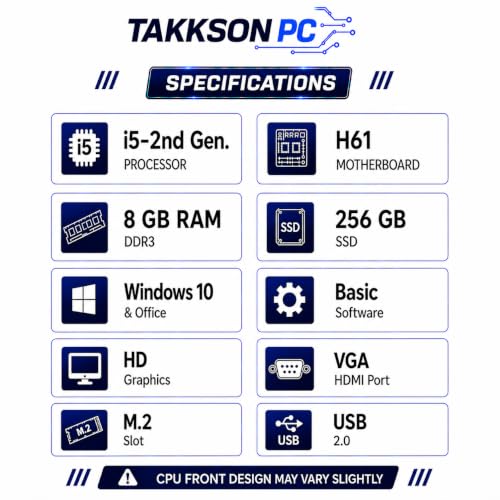 TAKKSON Computer Desktop PC