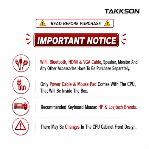 TAKKSON Computer Desktop PC