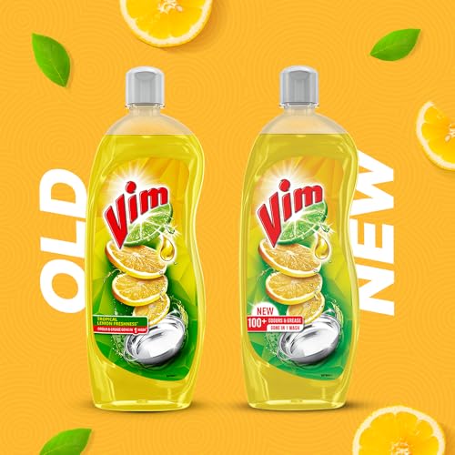 Vim Dishwash Liquid Gel Lemon