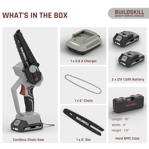 BUILDSKILL 21V Cordless Chainsaw Machine