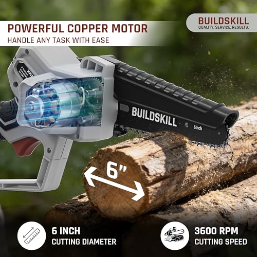BUILDSKILL 21V Cordless Chainsaw Machine