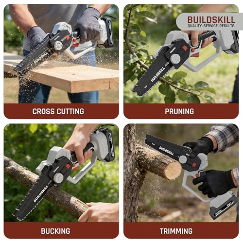 BUILDSKILL 21V Cordless Chainsaw Machine