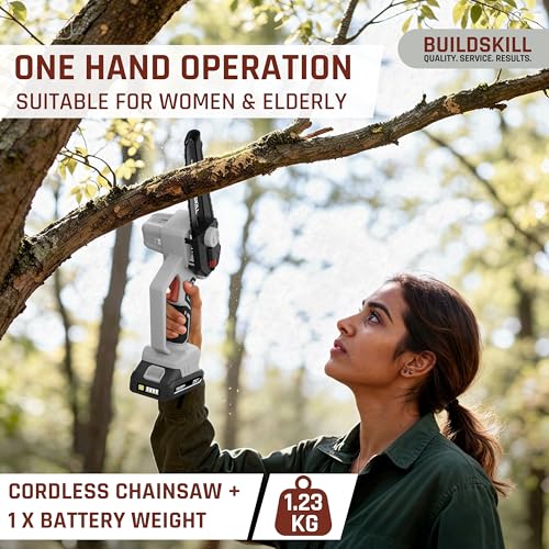 BUILDSKILL 21V Cordless Chainsaw Machine