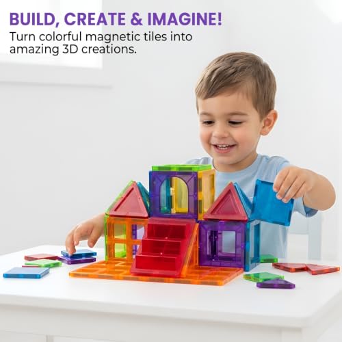 WireScorts® Magnetic Tiles for Kids