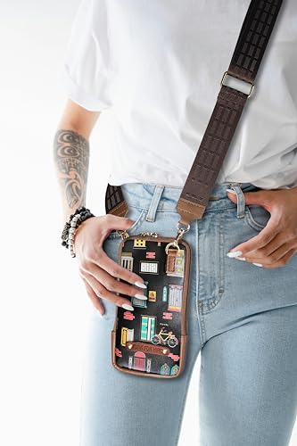 Funk For Hire Leatherette Printed Mobile holder sling bag - Parent - Image 5