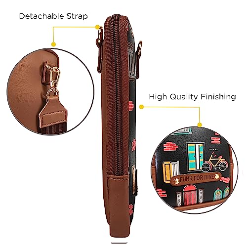 Funk For Hire Leatherette Printed Mobile holder sling bag - Parent - Image 6