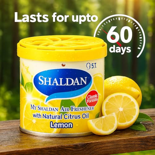 My Shaldan Japan Gel Car Perfume Air Freshener (Lemon, 80 g) - Image 4