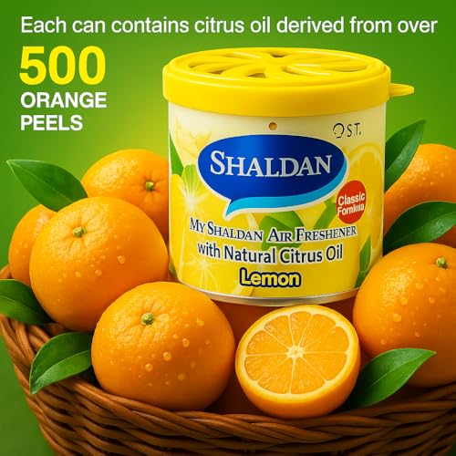 My Shaldan Japan Gel Car Perfume Air Freshener (Lemon, 80 g) - Image 7