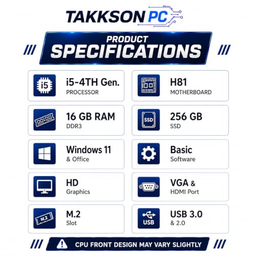 TAKKSON Computer Desktop PC