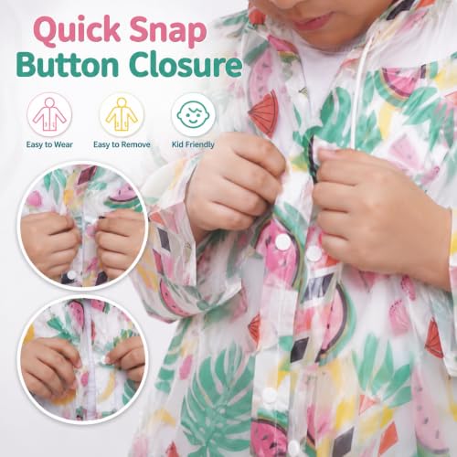 Crackles Kids Printed Raincoat