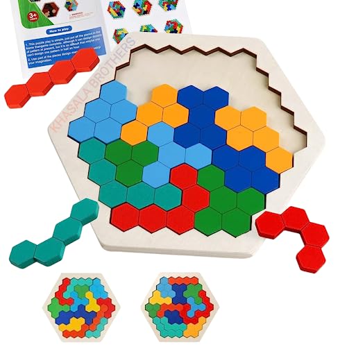 Khasala Brothers® Educational Wooden Puzzle