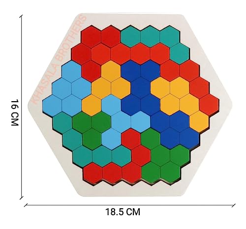 Khasala Brothers® Educational Wooden Puzzle