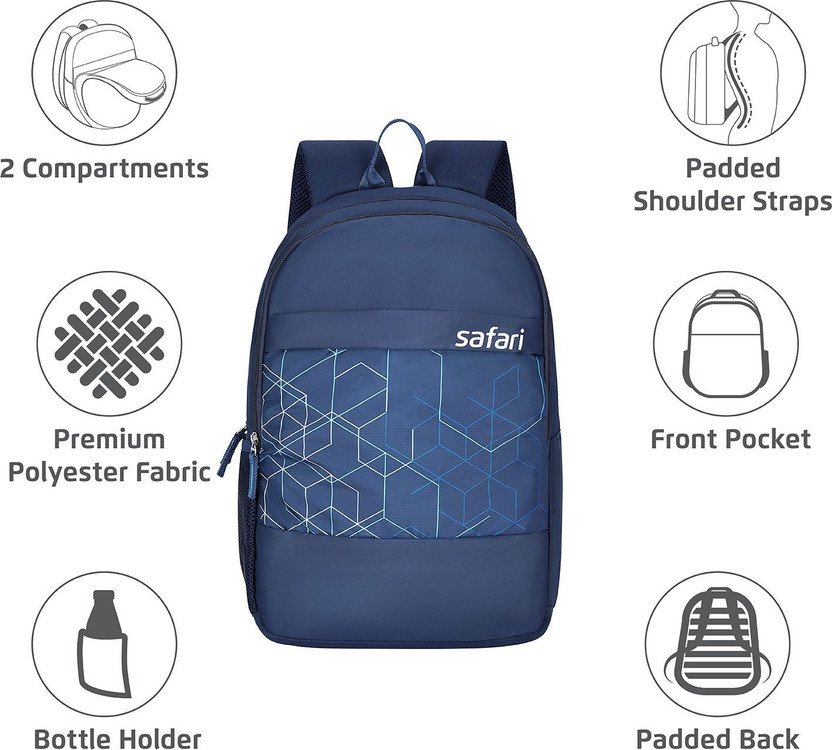 SAFARI Medium 24 L Backpack FLUX (Blue) - Image 4
