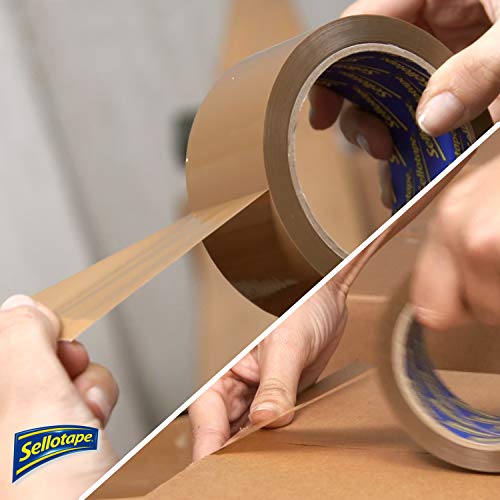 Sellotape Parcel Tape, Brown Tape
