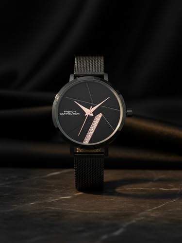 French Connection Sunray Black Round