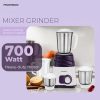 Lifelong LLNBB003 500 W Mixer Grinder (LLNBB003 | 2 Jars | Red) - Image 6